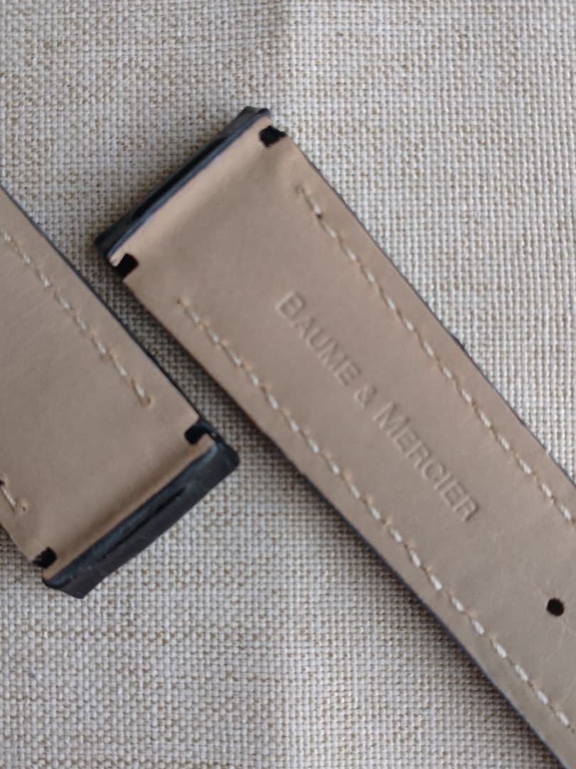 ボーム&メルシエ ブラックアリゲーター 23㍉