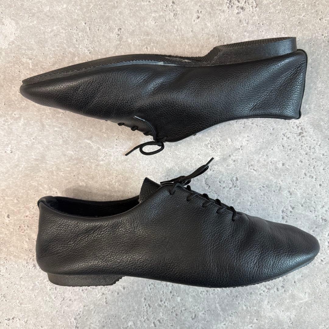 美品 CROWN クラウン ジャズシューズ 27cm ブラック レザー 英国製