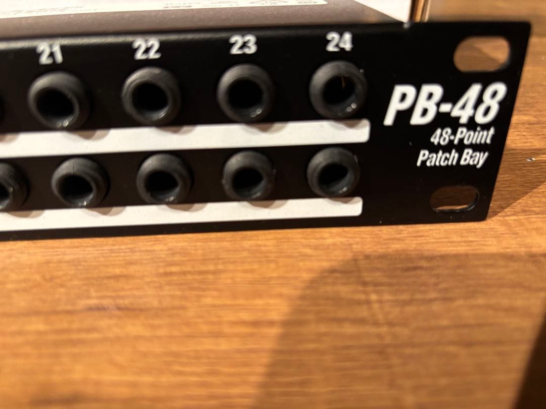 [美品］dbx PB-48 48-Point Patch Bay
