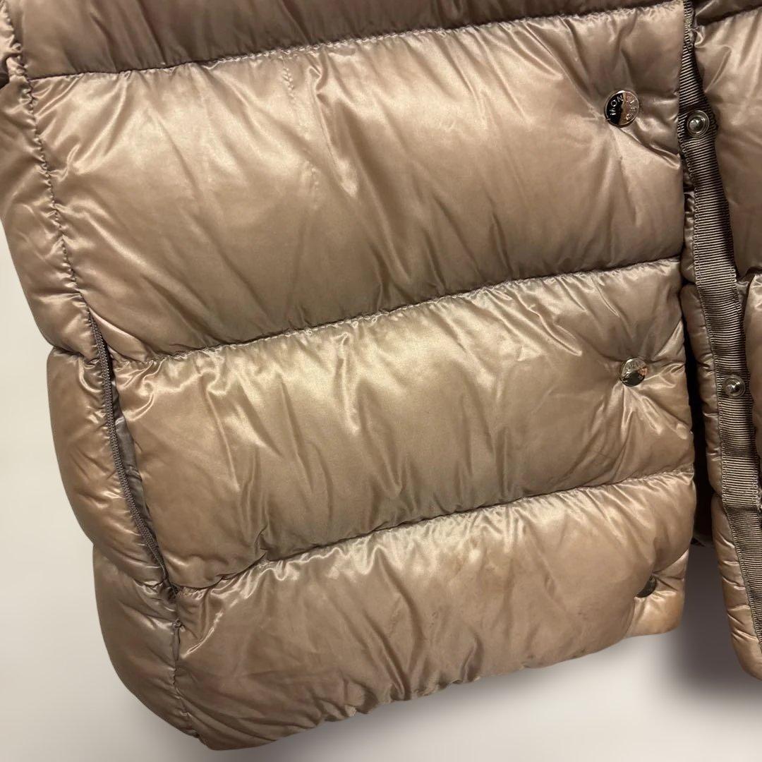 Shoko様モンクレール ダウンベスト ボリューム襟　ベージュ