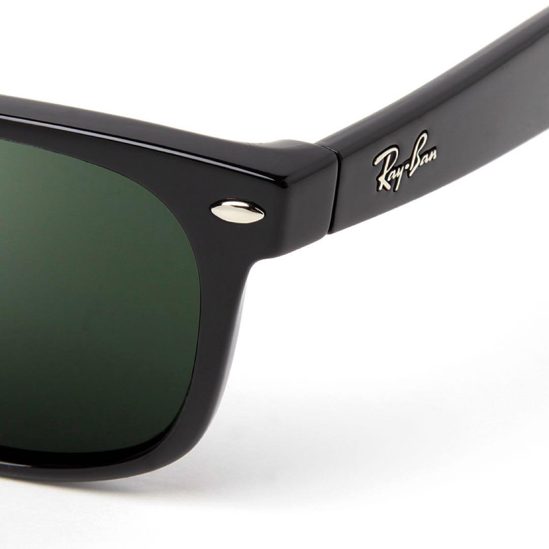 Ray-Ban ブラック サングラス ニューウェイファーラー RB2132F