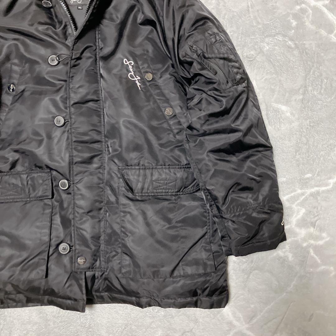 Sean John N-3B フライト ダウンジャケット ブラック XL