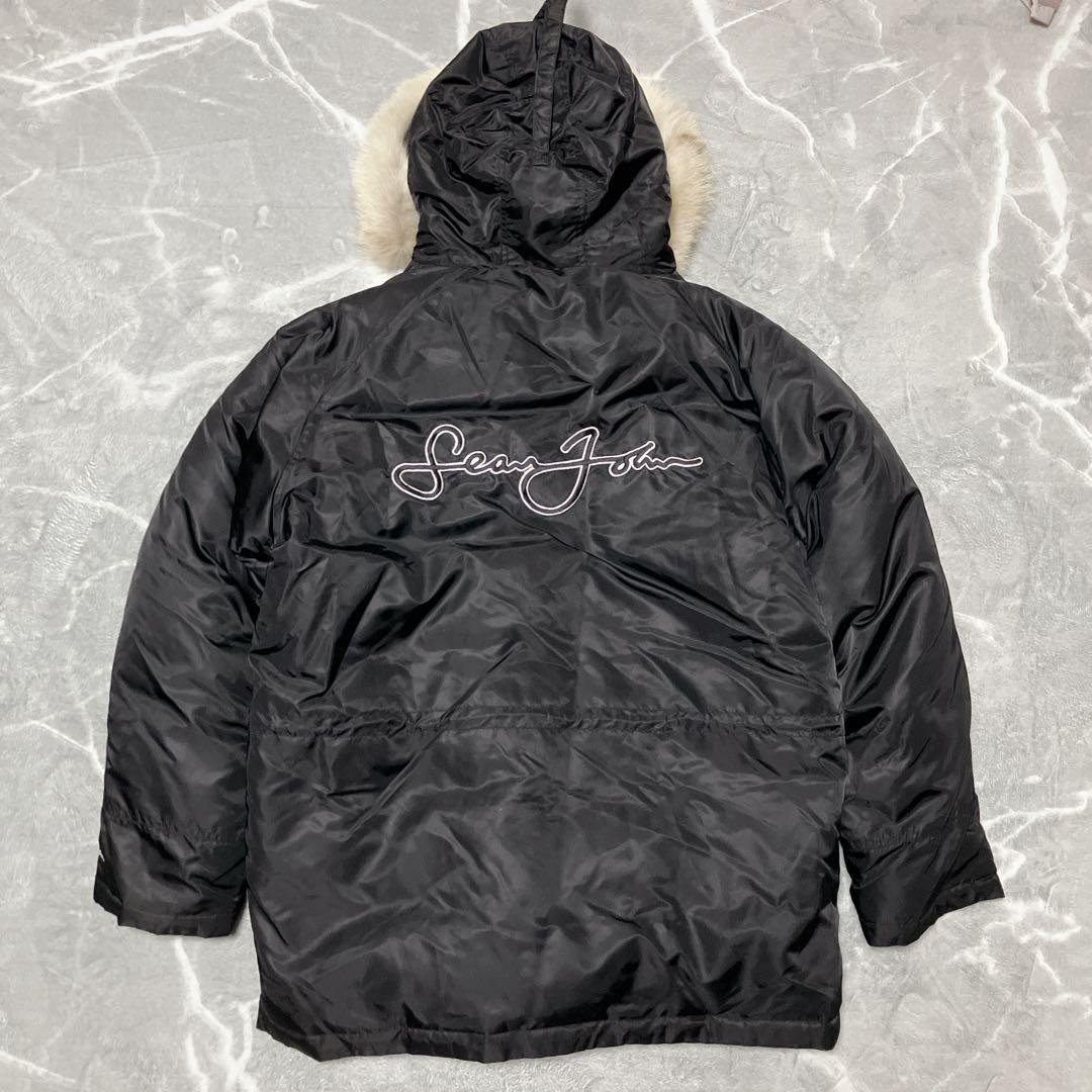 Sean John N-3B フライト ダウンジャケット ブラック XL