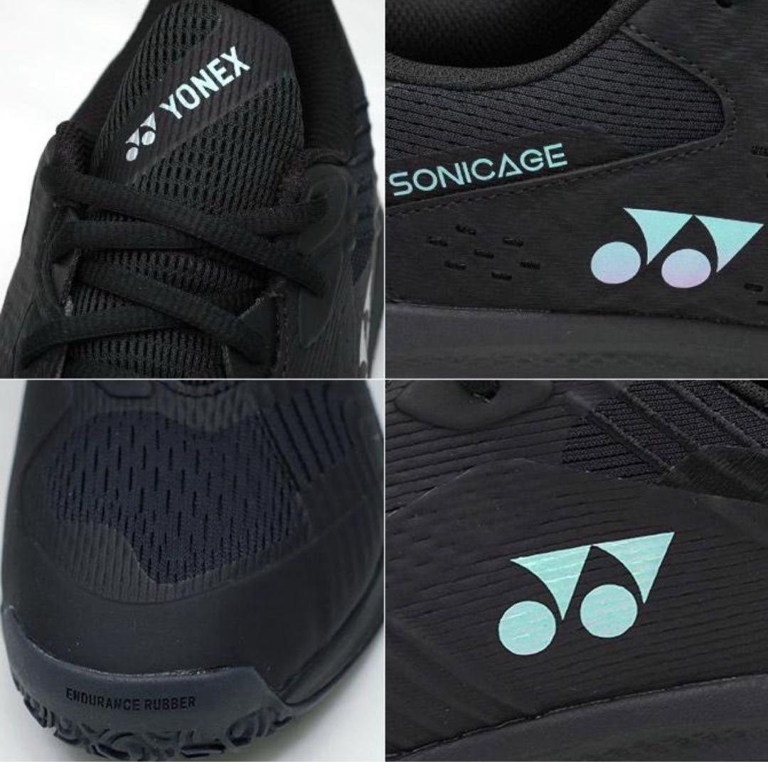 YONEXテニスシューズ クレー・砂入人工芝用 4E wide 007 25.0