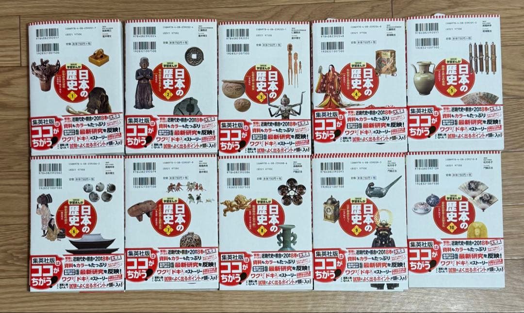 日本の歴史 集英社コンパクト版学習まんが 全巻セット