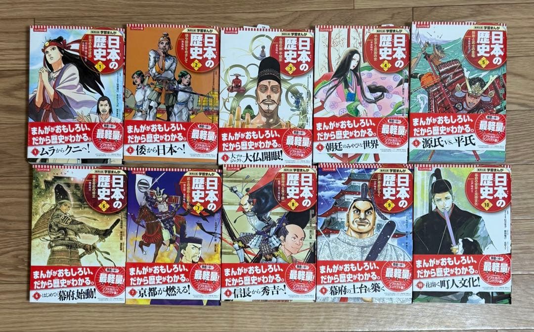 日本の歴史 集英社コンパクト版学習まんが 全巻セット