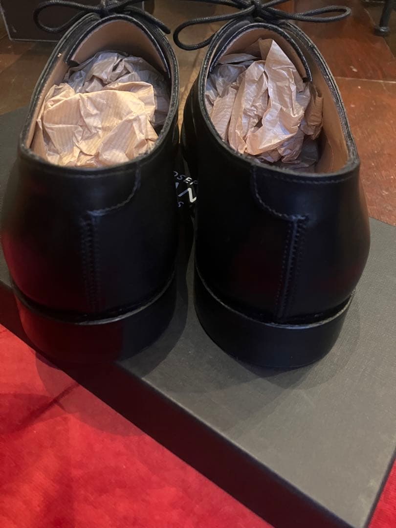 JOSEPH CHEANEY ALFREDジョセフチーニーブラックレザーシューズ