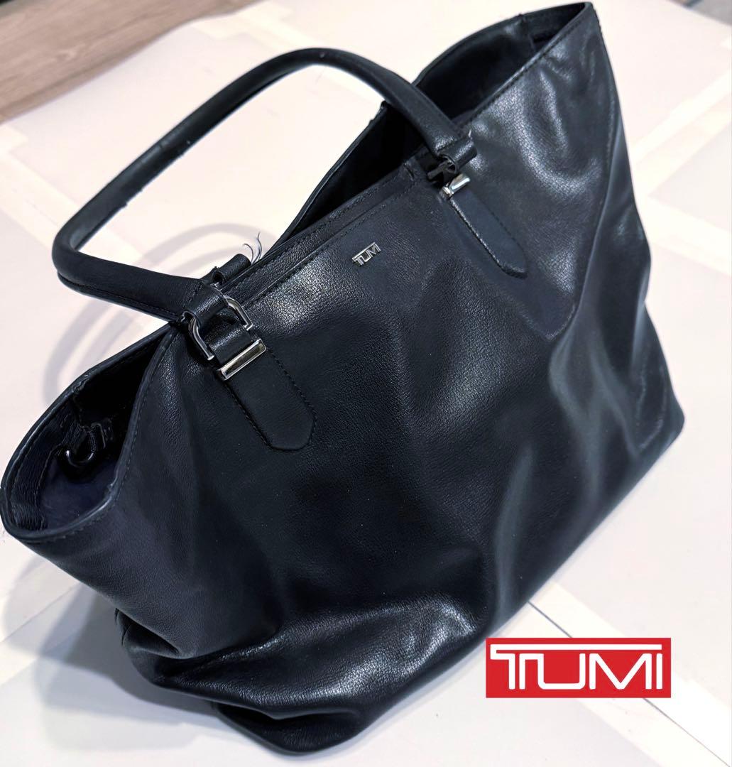 tumi トゥミ　ビジネストートバッグ　パソコン　仕事カバン　ネイビーブラック