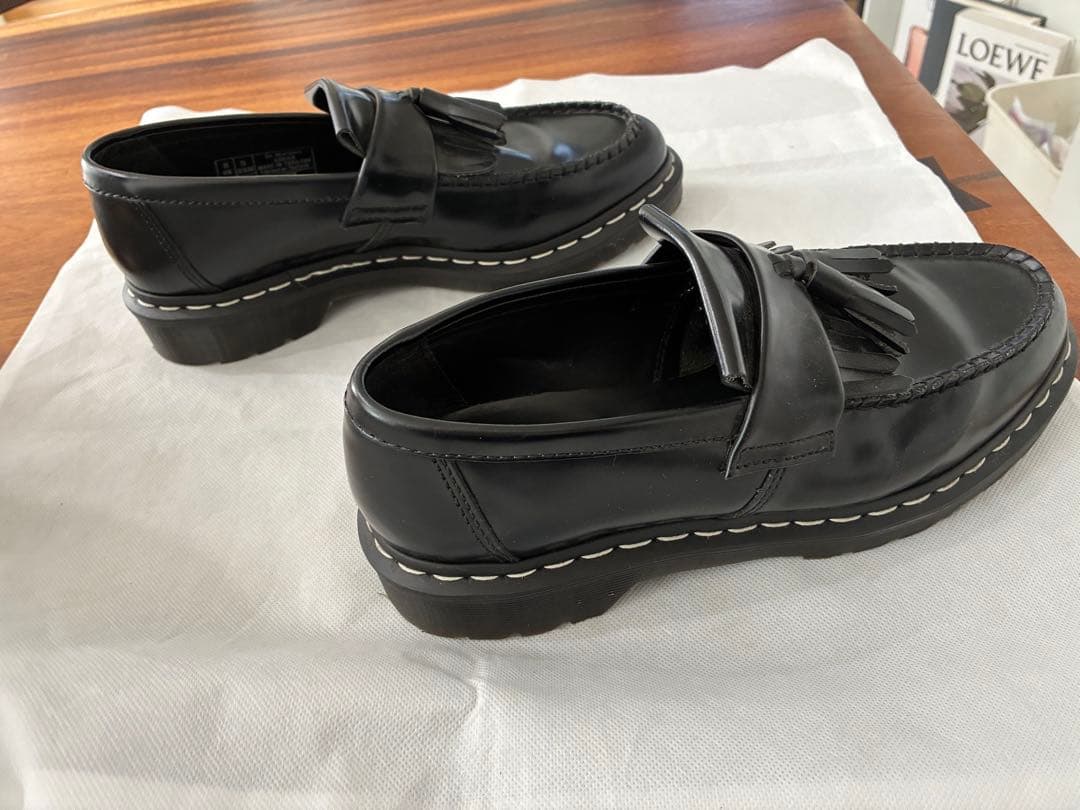 ドクターマーチン ADRIAN タッセルローファー ブラック UK8（27cm）