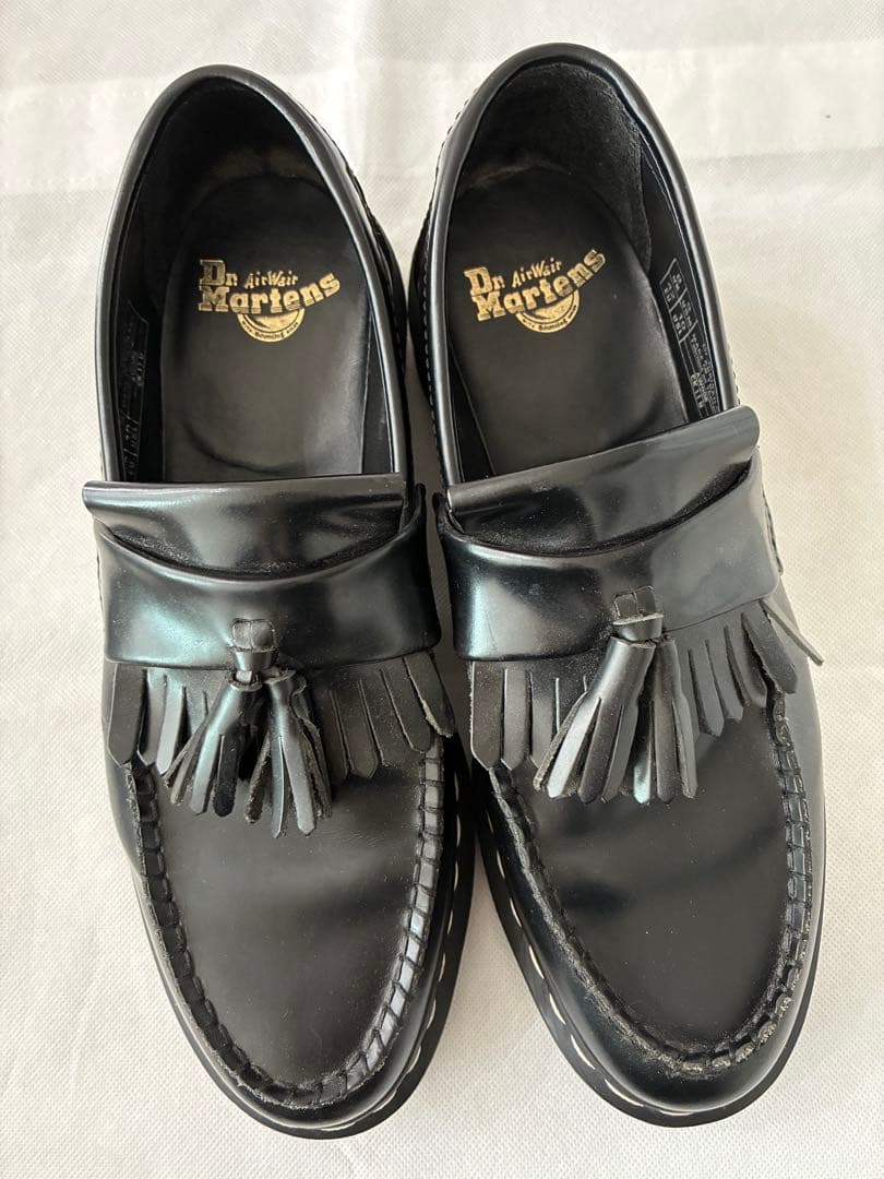 ドクターマーチン ADRIAN タッセルローファー ブラック UK8（27cm）