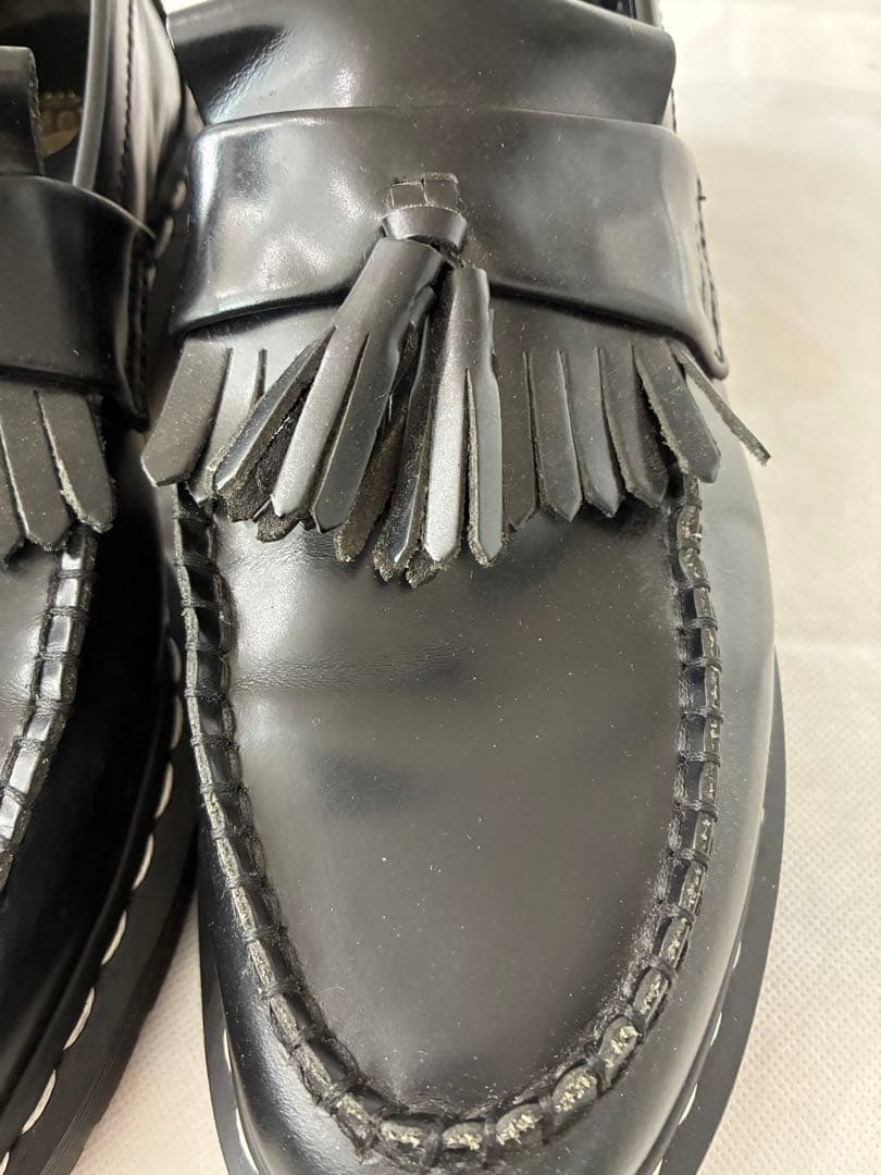 ドクターマーチン ADRIAN タッセルローファー ブラック UK8（27cm）