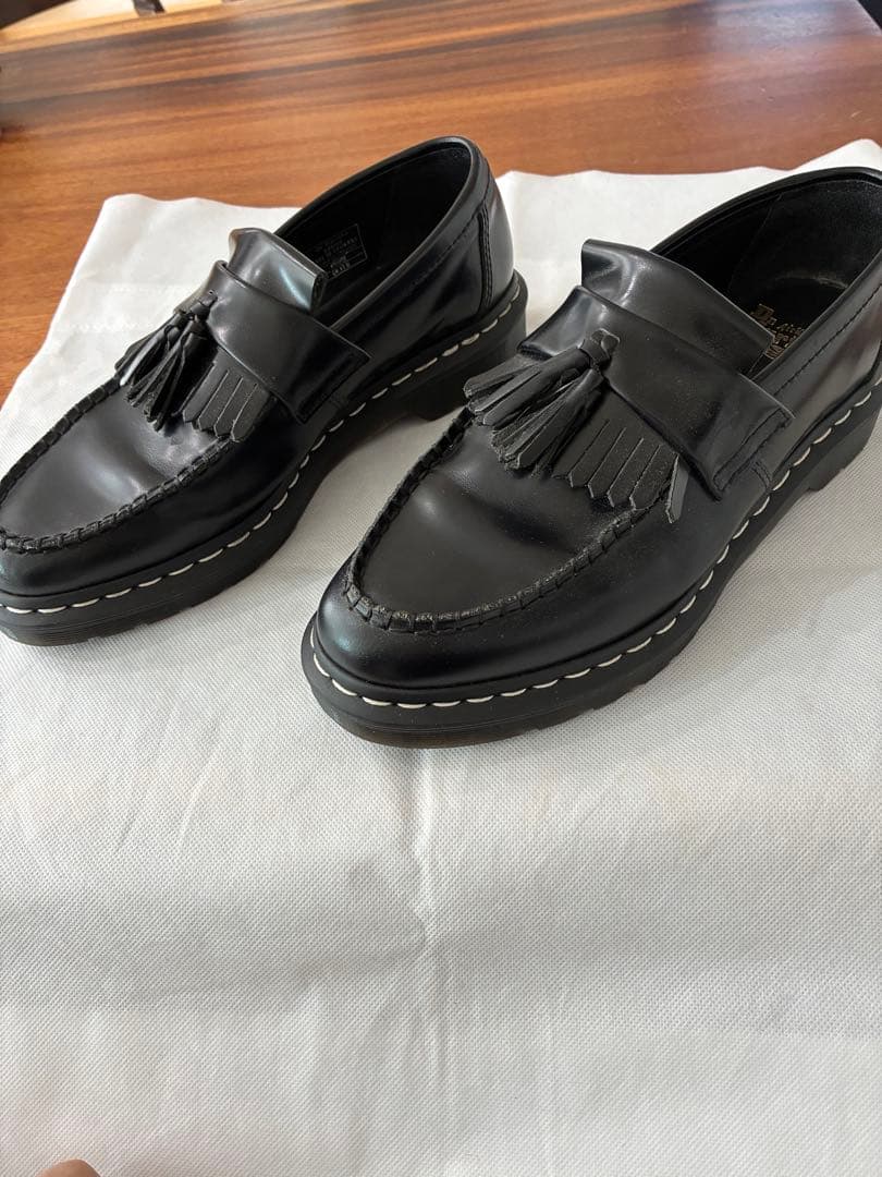 ドクターマーチン ADRIAN タッセルローファー ブラック UK8（27cm）