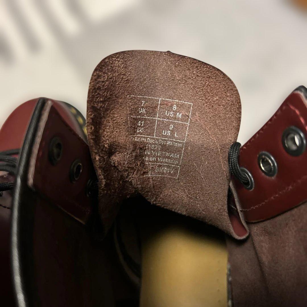 やつさん専用 ドクターマーチン　8ホール　UK7 26㌢