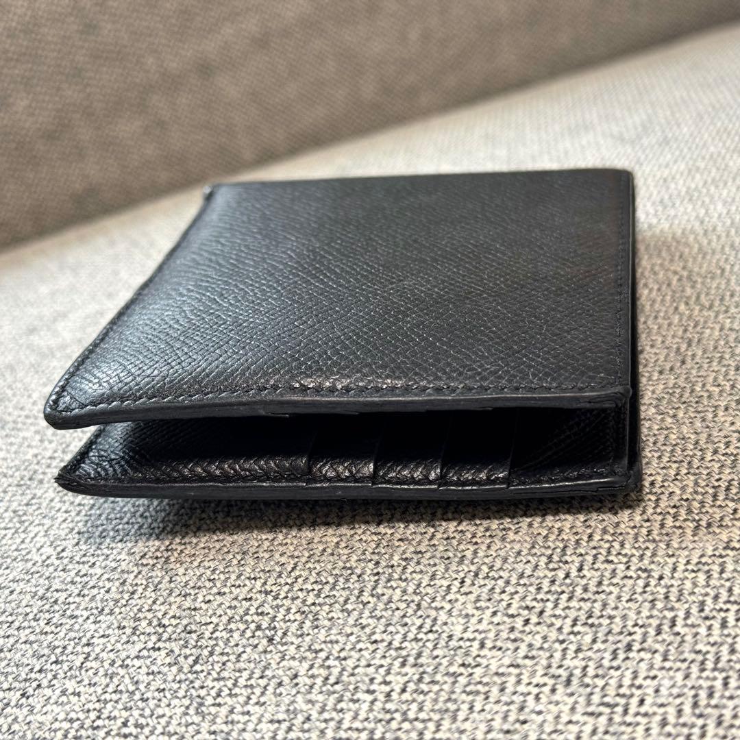 HERMES エルメス コペルニクス MC2 ⼆つ折り財布 ブラック