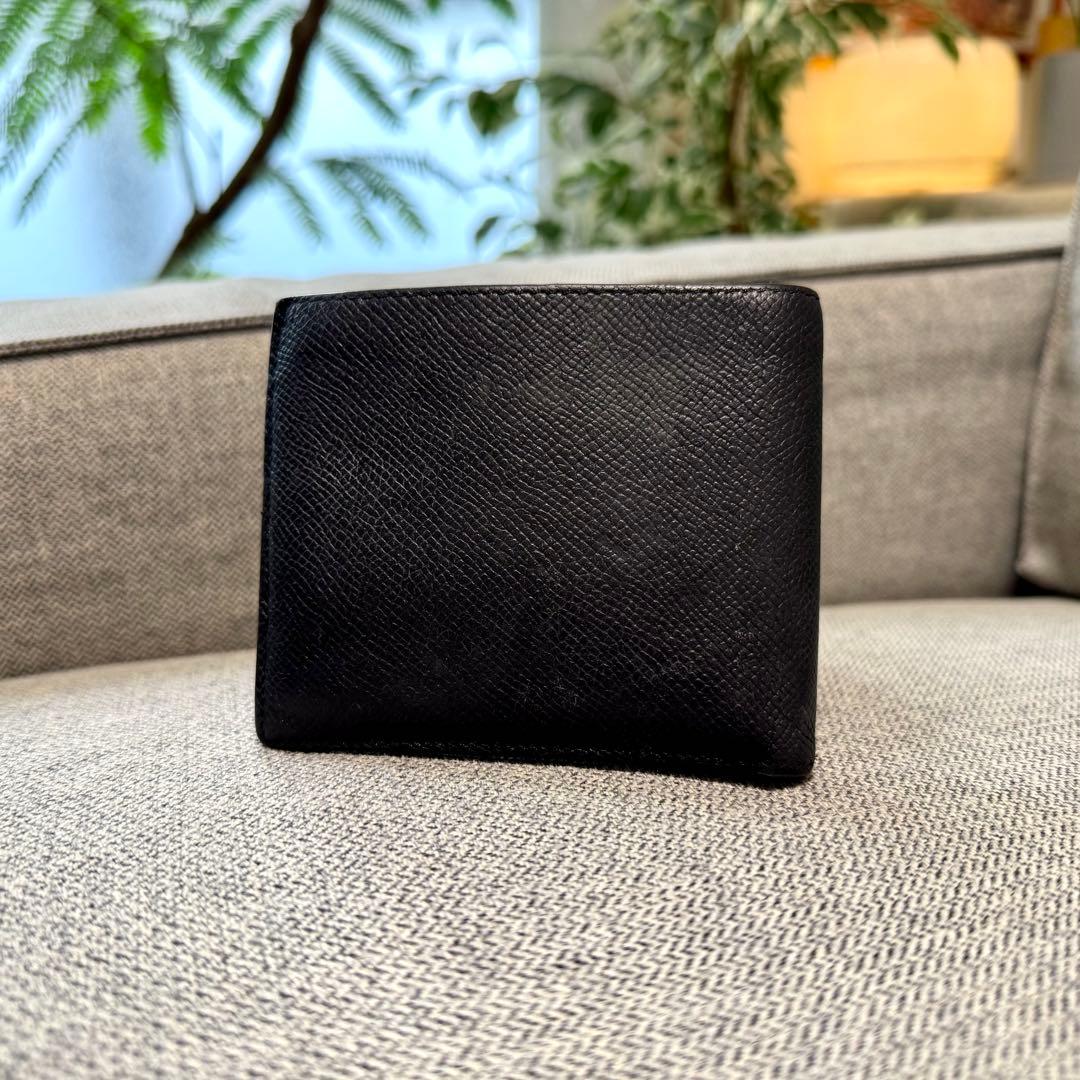 HERMES エルメス コペルニクス MC2 ⼆つ折り財布 ブラック