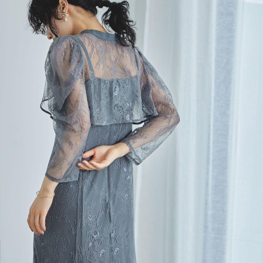 kana オケージョンドレス レースボレロセット S 結婚式 低身長 3WAY