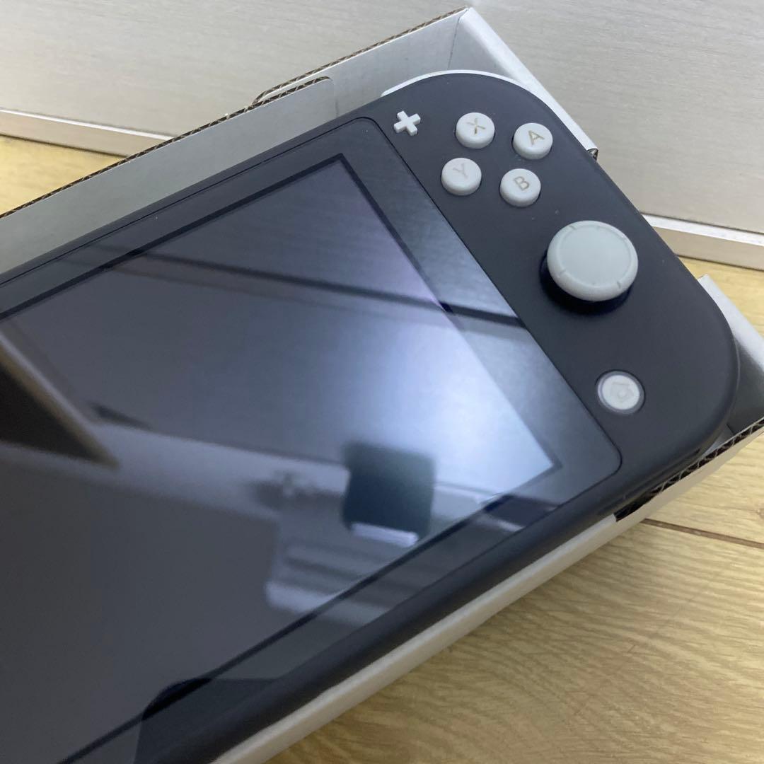 Nintendo Switch Lite グレー　箱　充電器　付き