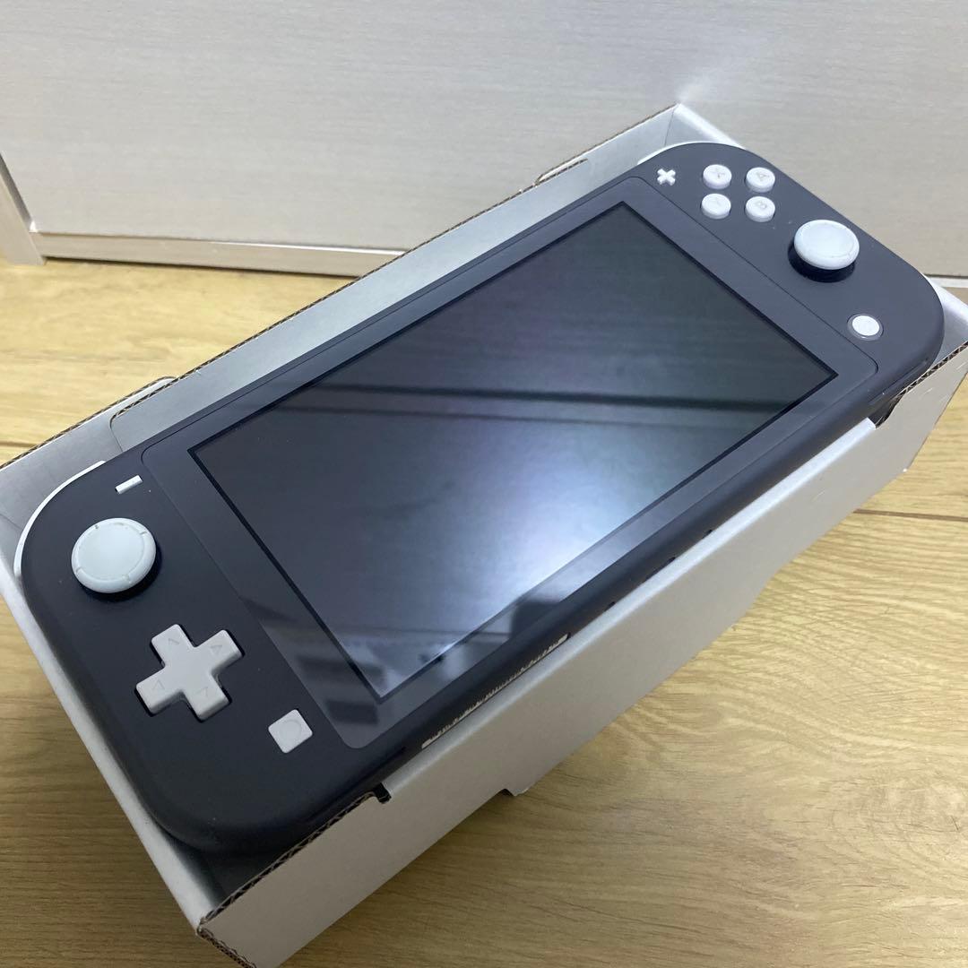 Nintendo Switch Lite グレー　箱　充電器　付き
