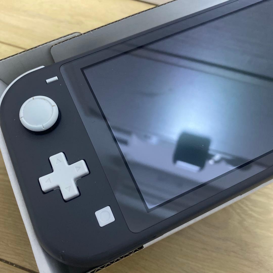 Nintendo Switch Lite グレー　箱　充電器　付き