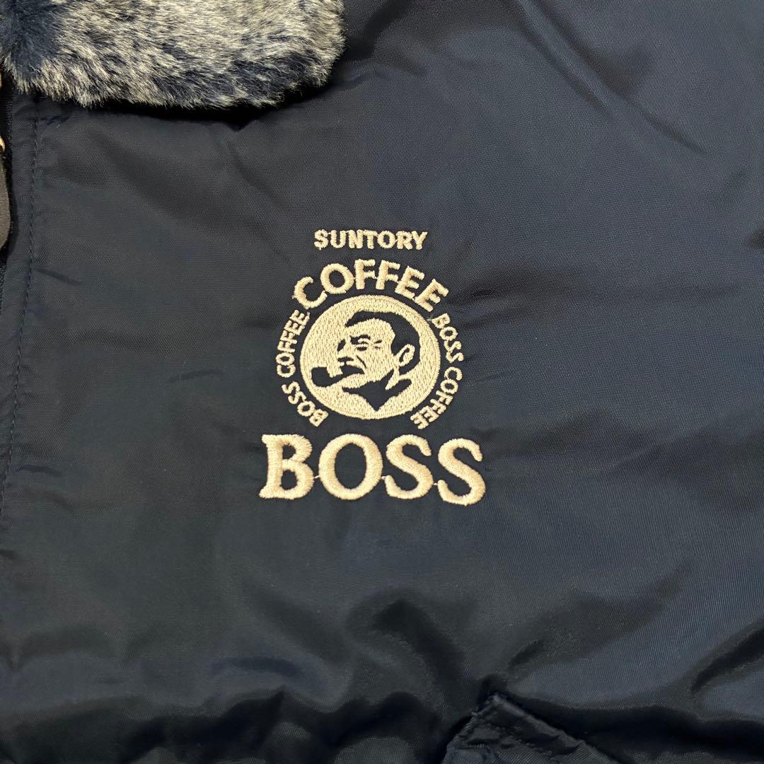 サントリーBOSS フライトジャケット ネイビー