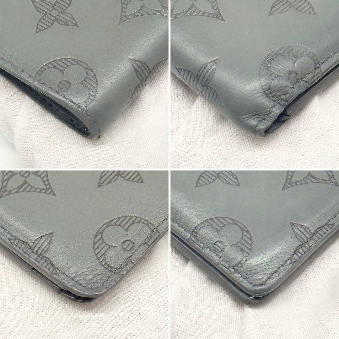 美品 IC内蔵✨ルイヴィトン モノグラム シャドウ ミュルティプル 二つ折り財布