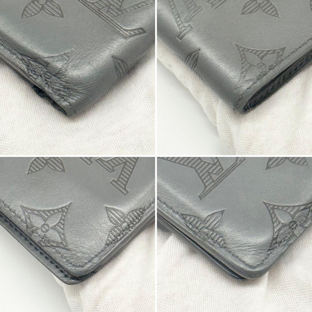 美品 IC内蔵✨ルイヴィトン モノグラム シャドウ ミュルティプル 二つ折り財布