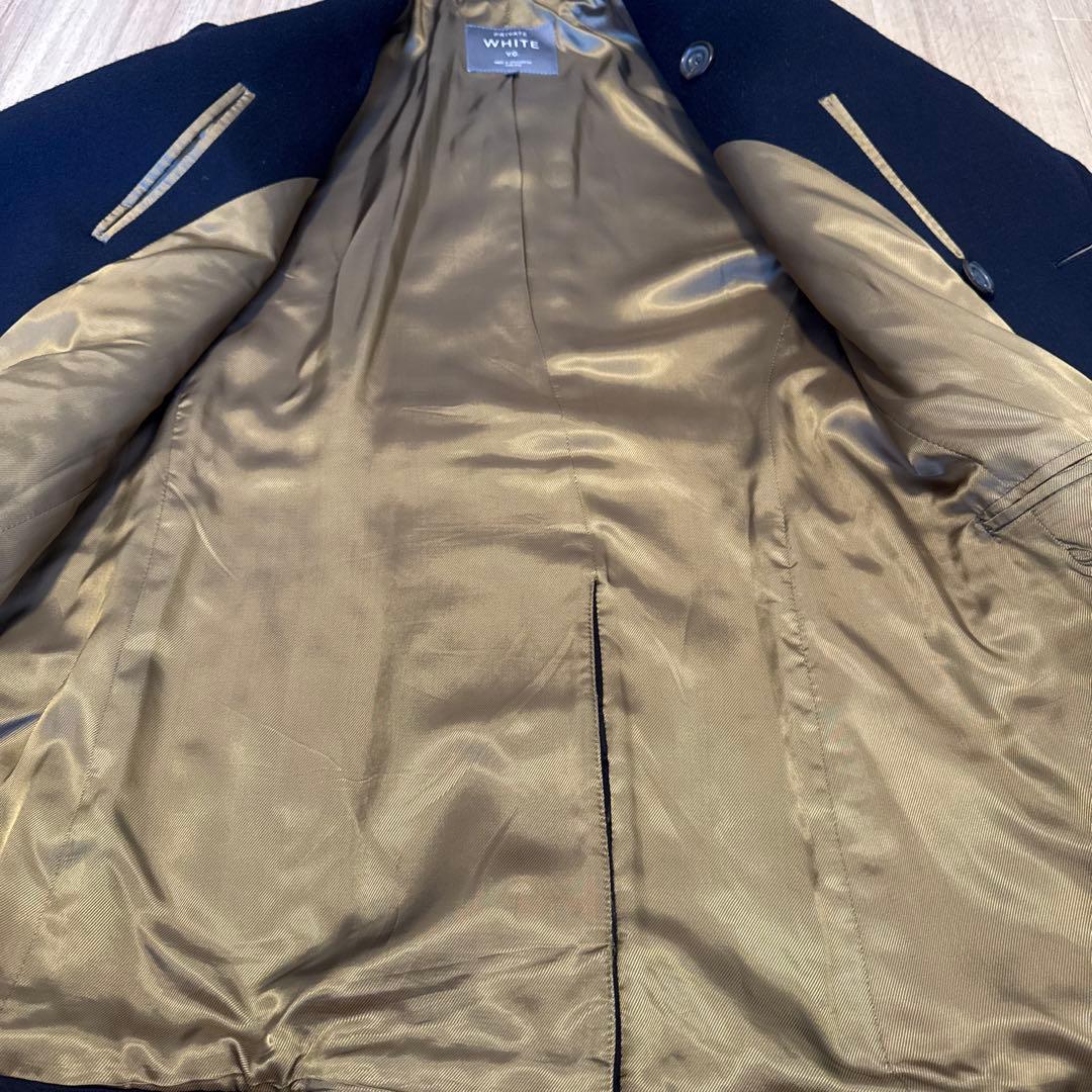 イギリス製　PRIVATE WHITE V.C. ネイビーコート サイズ5