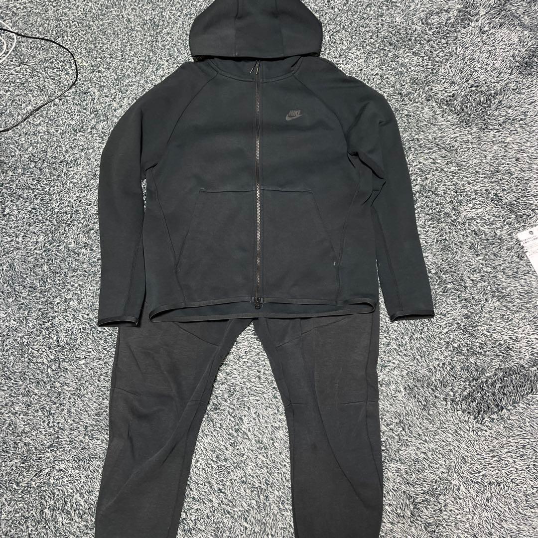 Nike テックフリースフルジップパーカー ジョガーパンツ セット ブラック