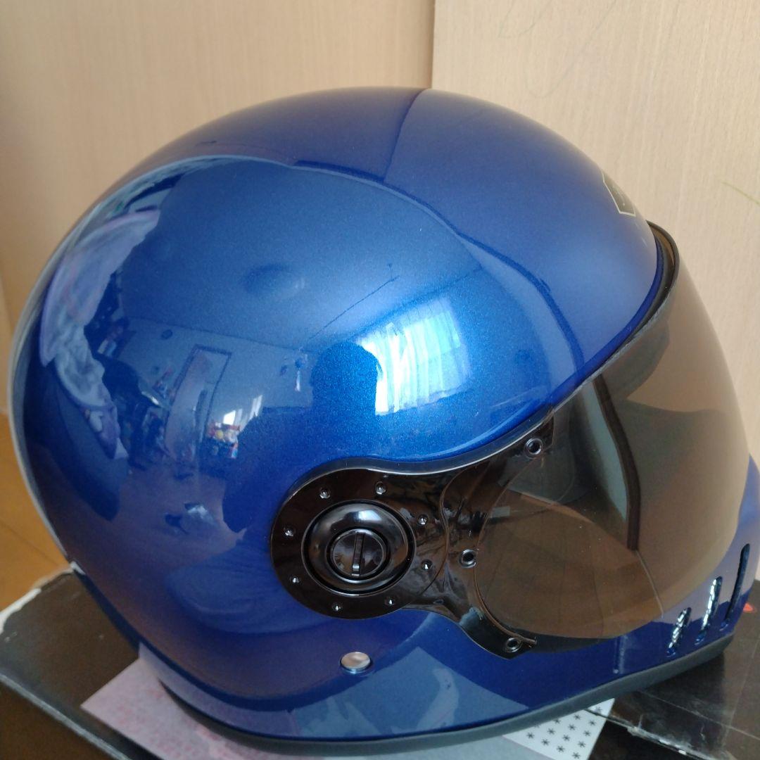 フルフェイスヘルメット Lサイズ 青