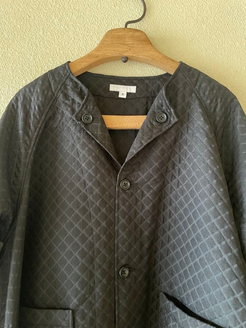 ENGINEERED GARMENTS ノーカラージャケット　黒