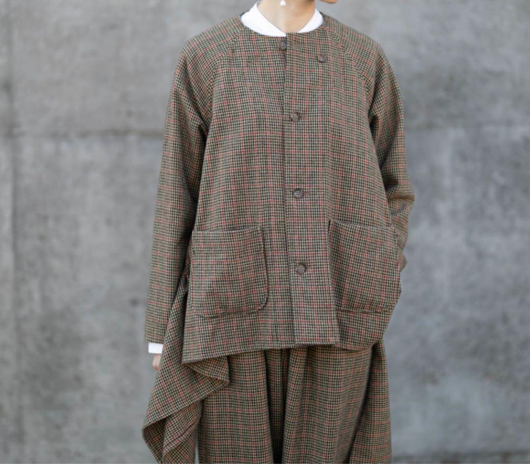 ENGINEERED GARMENTS ノーカラージャケット　黒