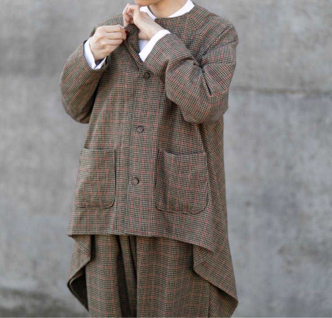 ENGINEERED GARMENTS ノーカラージャケット　黒