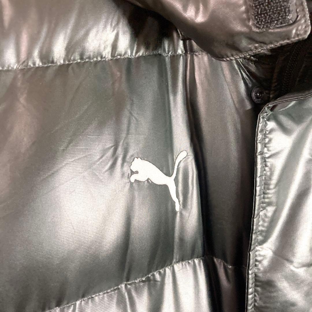 【極美品✨】PUMA プーマ ベンチコート ロングダウンコート ワンポイントロゴ