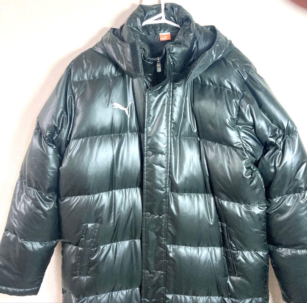 【極美品✨】PUMA プーマ ベンチコート ロングダウンコート ワンポイントロゴ