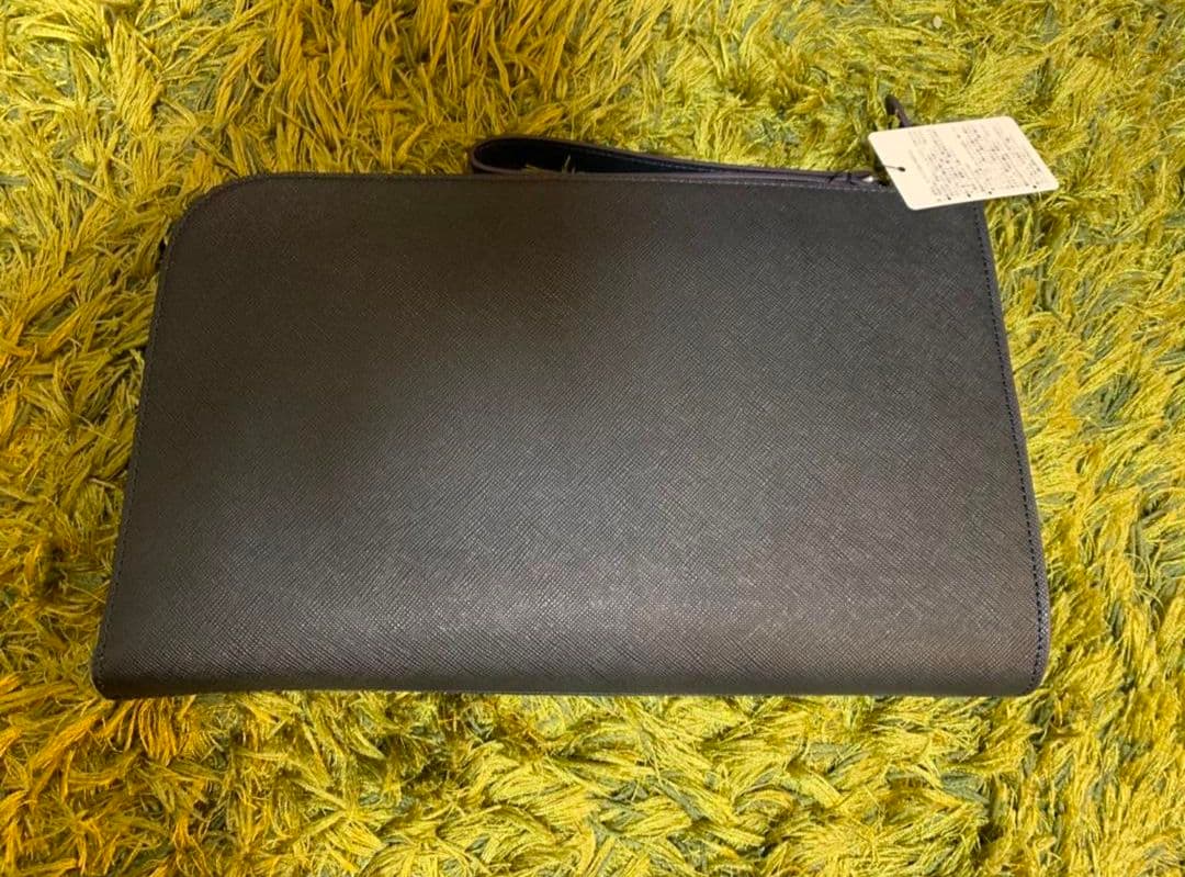 限定BARNEYS クラッチバッグ ネイビー系美品