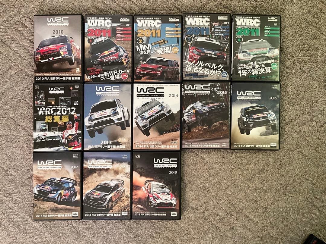 WRC 世界ラリー選手権DVD 1983〜2024までのセット