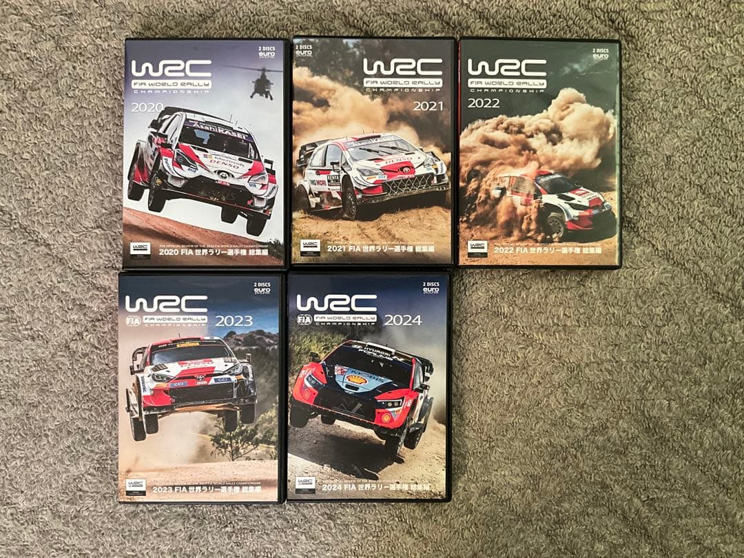 WRC 世界ラリー選手権DVD 1983〜2024までのセット