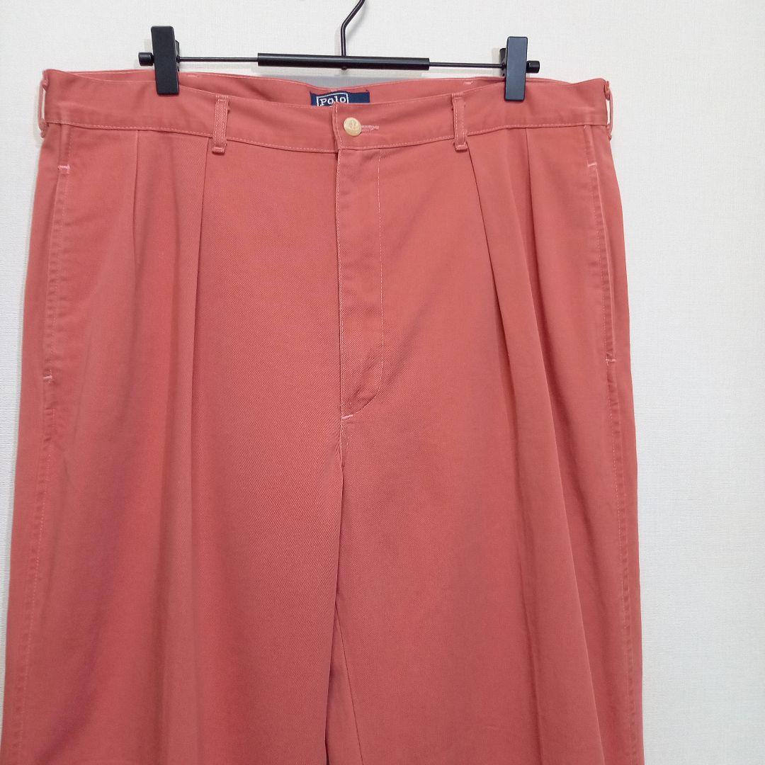 ピンク！80s 90s USA製 ポロ ラルフローレン ANDREW PANT