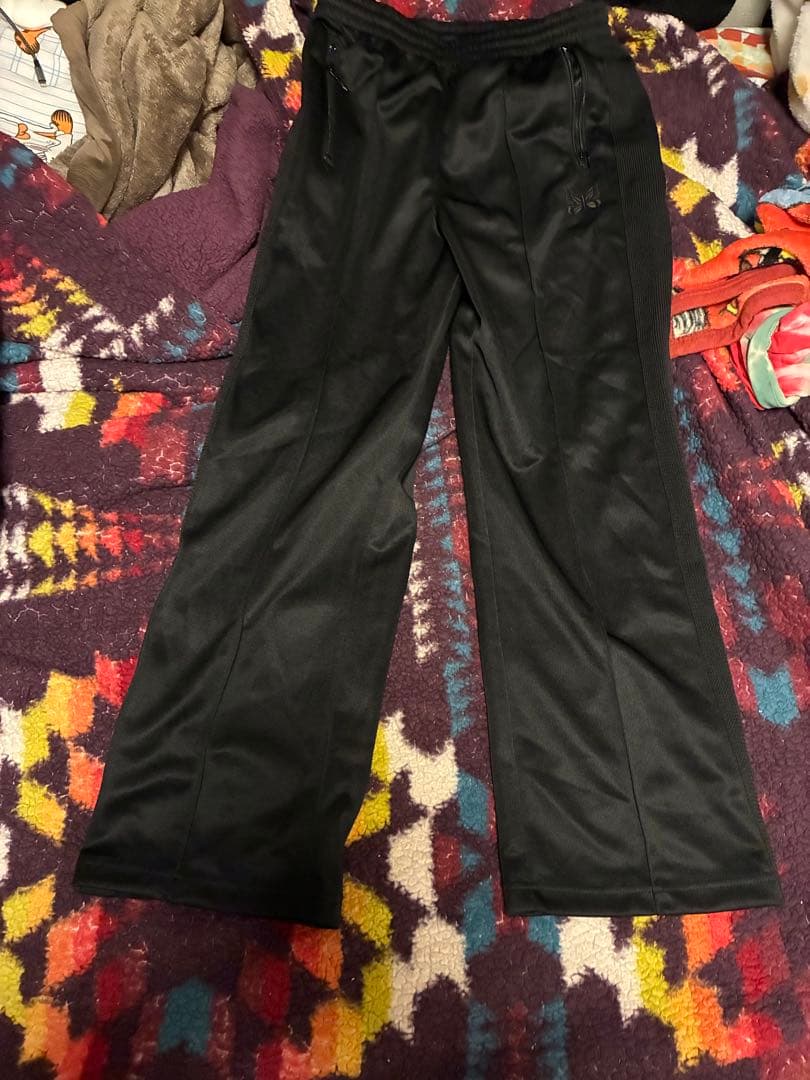 Needles トラックパンツ BLACK