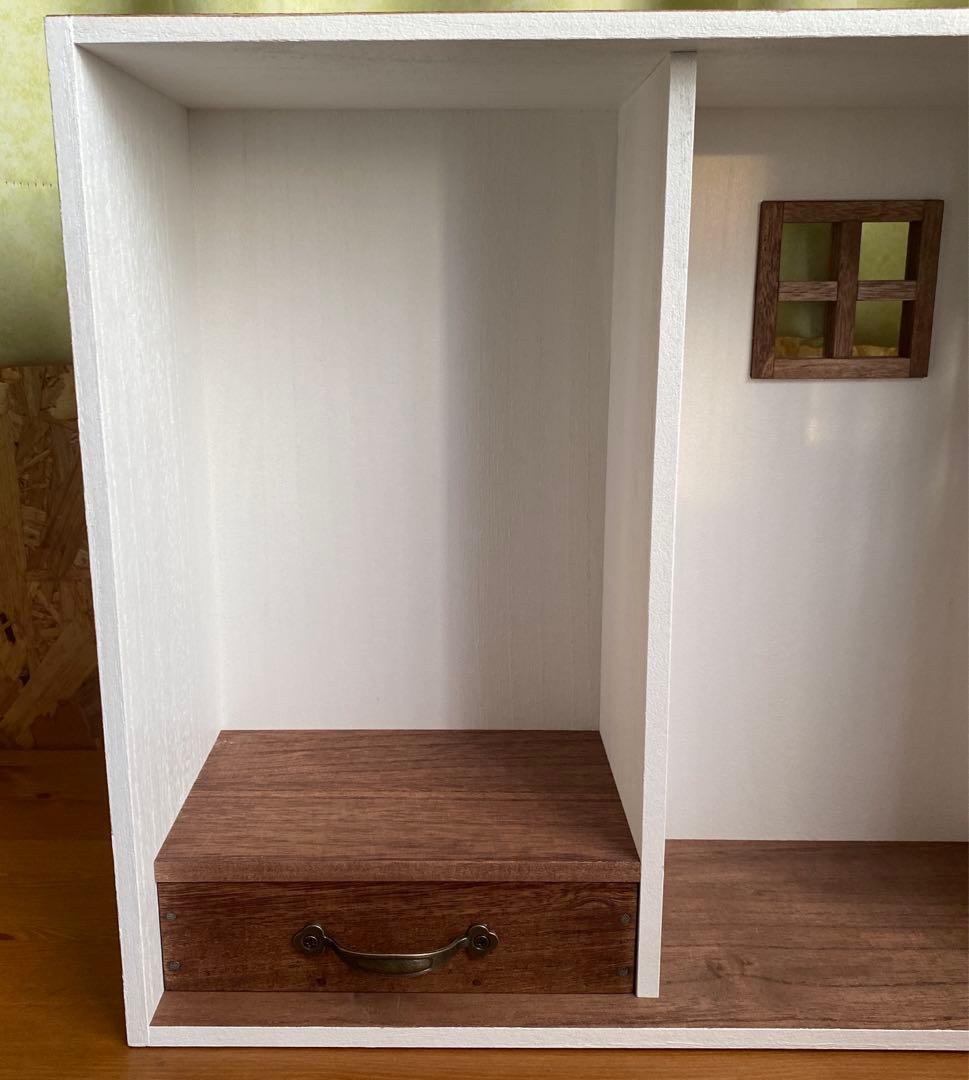 ❤︎おうち型人形用木製収納ケース　ネオブライス　アイシードール　ドールクローゼット