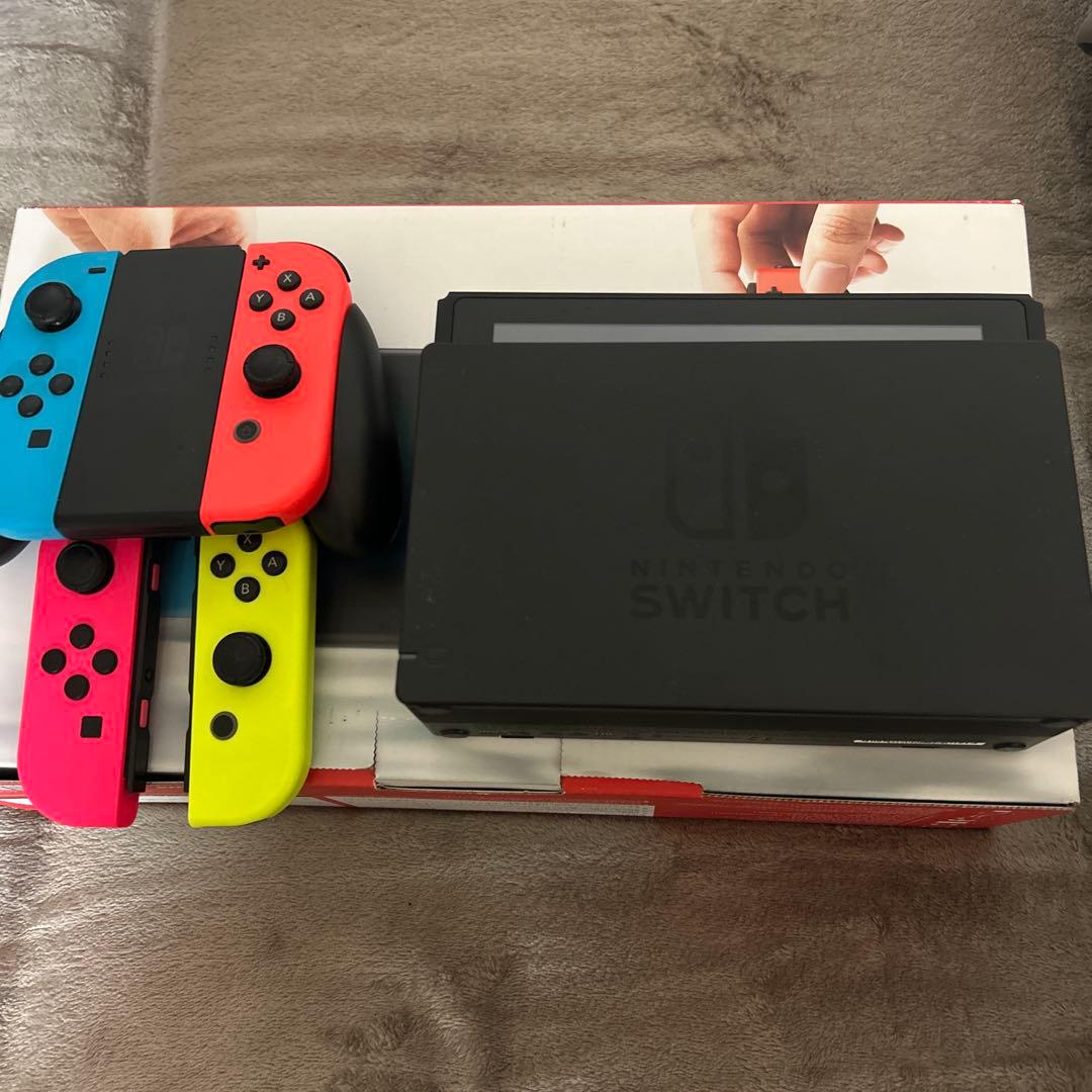 Nintendo Switch ネオンカラー ジョイコン付き