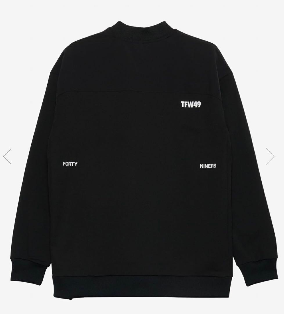 TFW49 HALF MOCKNECK TEE XL BLACK 最終値引