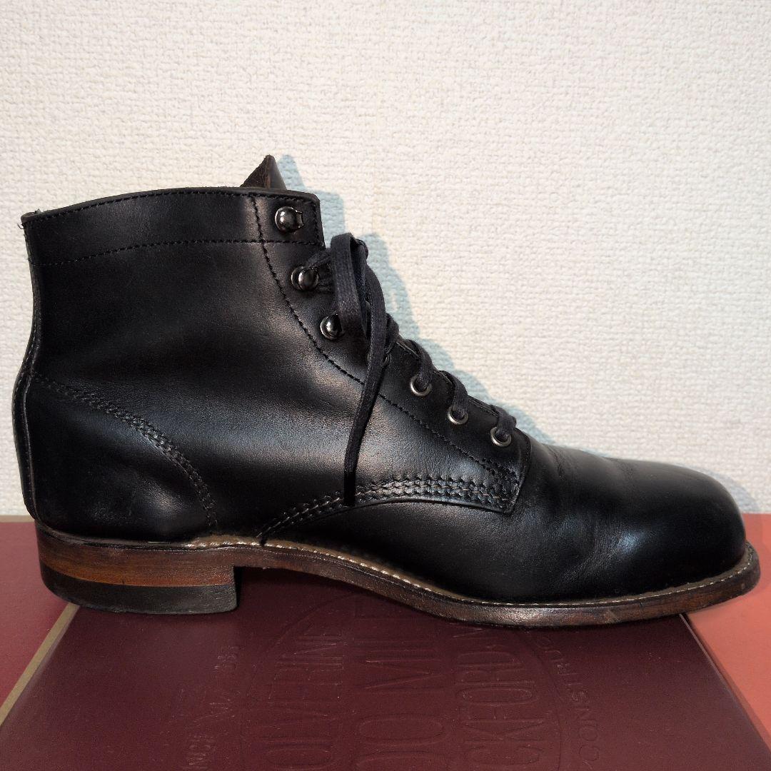 ウルヴァリン　1000マイルブーツ　ブラック　8D 27cm　茶芯　USA製