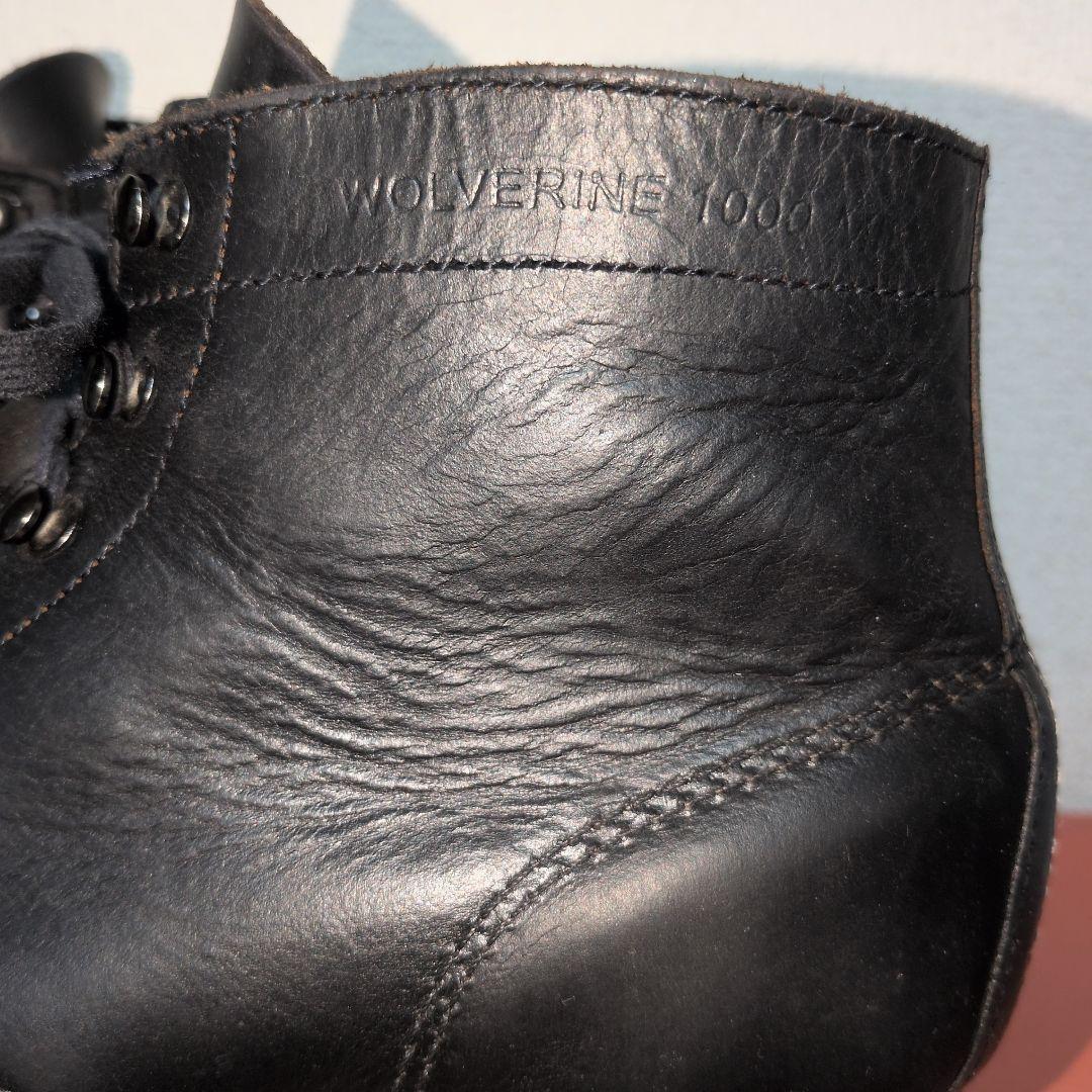 ウルヴァリン　1000マイルブーツ　ブラック　8D 27cm　茶芯　USA製
