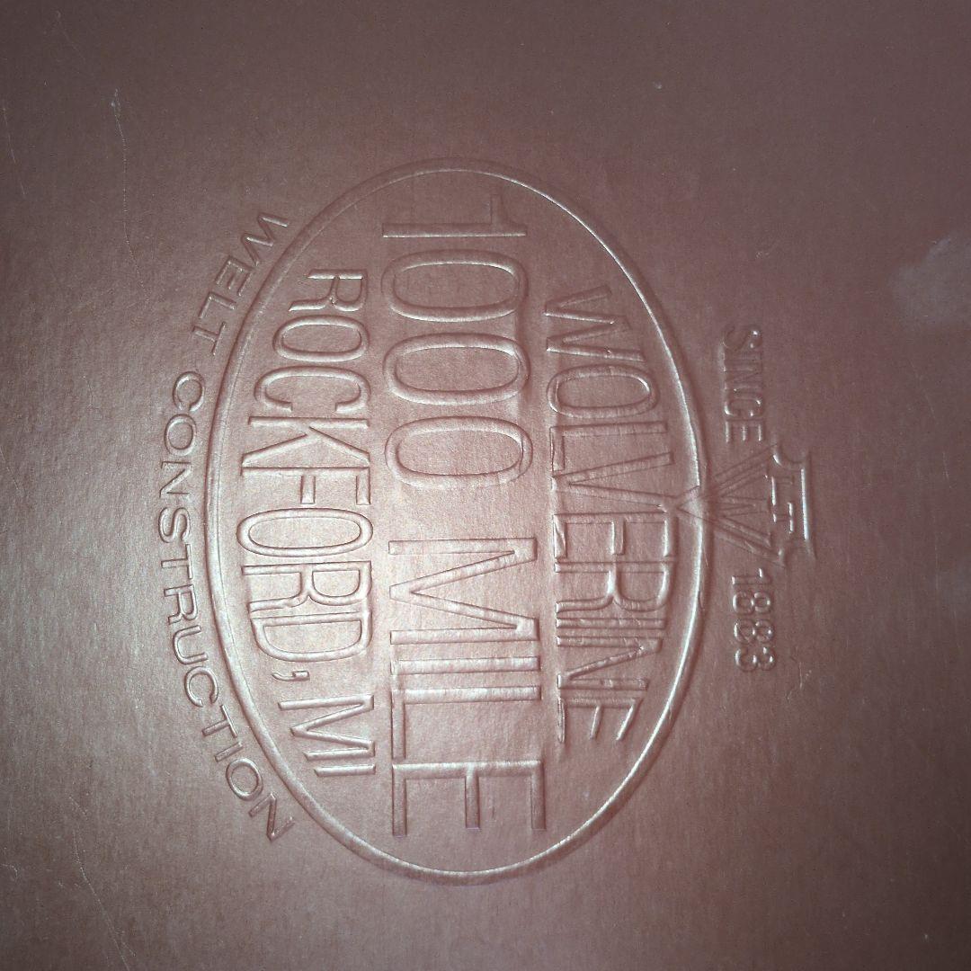 ウルヴァリン　1000マイルブーツ　ブラック　8D 27cm　茶芯　USA製