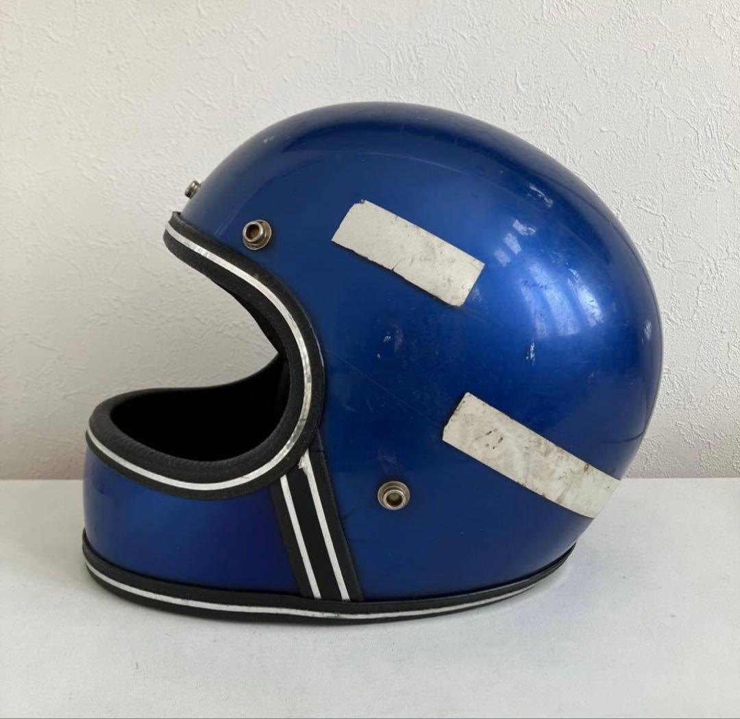 【GRANT】ビンテージヘルメット ブルー　オーシャンビートル　ハーレー　str