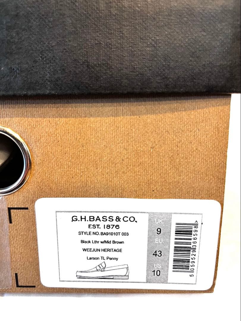 c*.様 【別注】G.H BASS LARSON MOC PENNY 新品 サイ