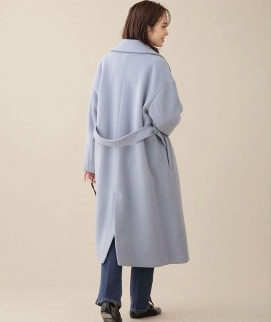 nano universe MANTECO ベルテッドチェスターコート