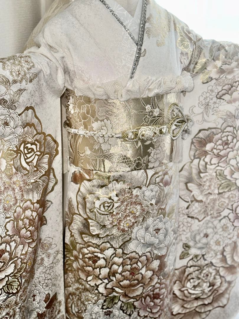 高級振袖　白生地　フルセット　すぐ発送可能