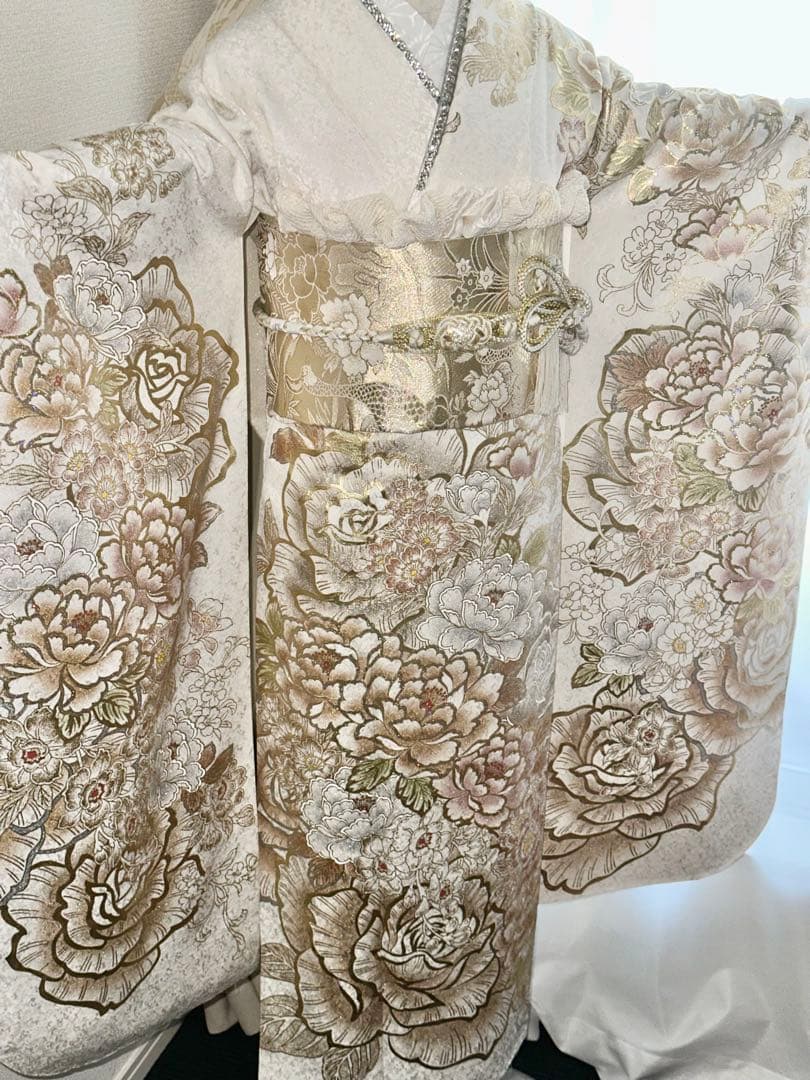 高級振袖　白生地　フルセット　すぐ発送可能